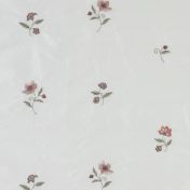 Hellebore Motif Embroidered Dupion