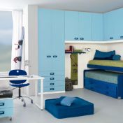 Детская Teenager сине-лазурная