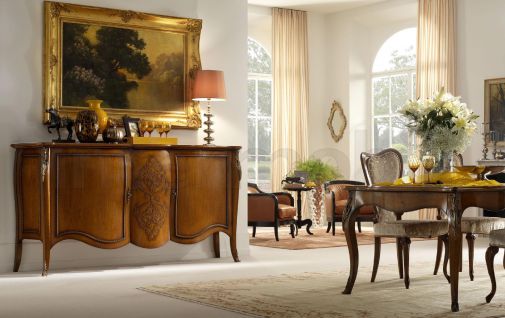 Итальянская мебель для столовой из коллекции Bisanzio