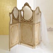 Изящная ширма с фигурными зеркалами