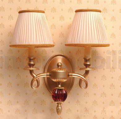 Бра с янтарным кристаллом