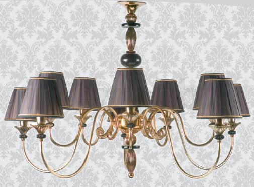 Люстра на 10 плафонов