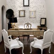 Классическая композиция для кабинета в лакированной отделке