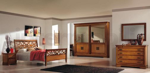 Классическая спальня Verona из натурального дерева