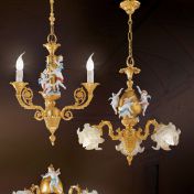 Классические потолочные люстры и бра