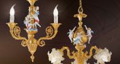 Классические потолочные люстры и бра