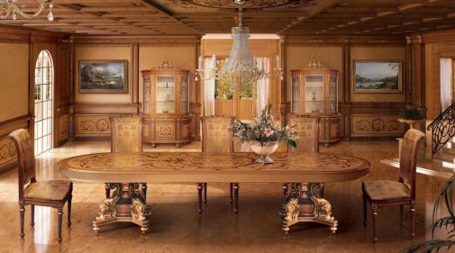 Классический набор для просторной столовой Bazzi.