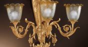 Классическое бра с тремя лампами