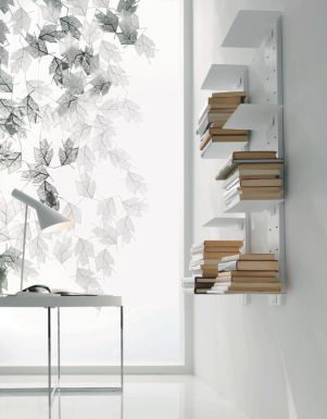 Книжные полки для гостиной