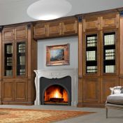 Книжные шкафы со стеклянными дверками