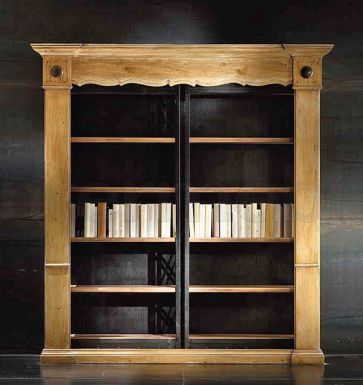 Книжный шкаф с нишей для ТВ коллекции MUSEUM