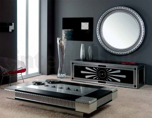 Кофейный столик и комод с зеркалом коллекции ART DECO