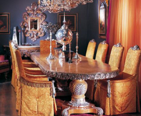 Колоритный набор мебели для столовой от Jumbo.