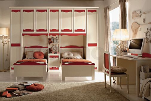 Комната для мальчиков в морском стиле