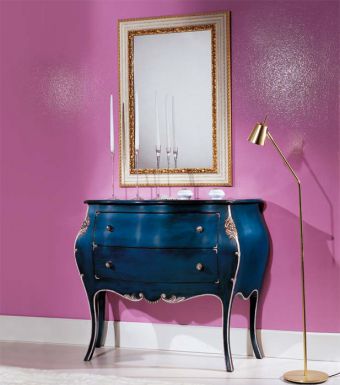 Комод Chic и настенное зеркало Blanc