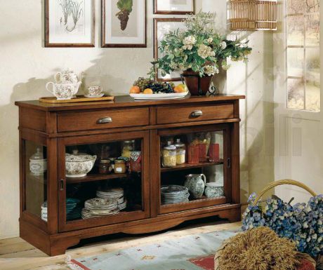 Комод с зеркальными дверками от Vaccari International