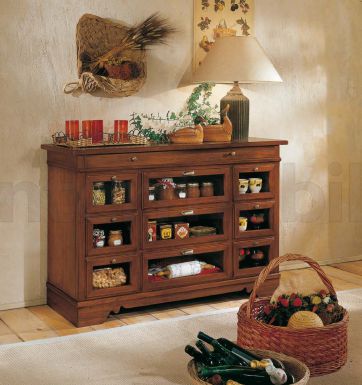 Комод с зеркальными дверками от итальянского производителя