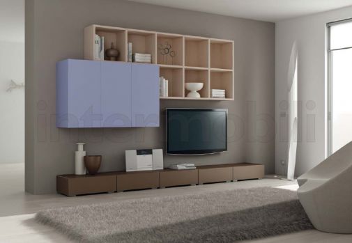 Компактная стенка для гостиной комнаты