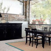 Комплект для гостиной из буфета, стола и стульев Glamour