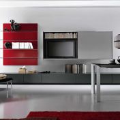 Комплект для гостиных NESTOS с удобной полкой под телевизор