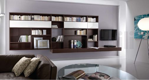 Комплект для гостиных Mercantini с открытыми полками для книг