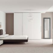 Комплект для спальни с кроватью, тумбами и шкафом