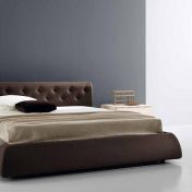 Комплект из коллекции VERA с кроватью LUPUS в темно-шоколадной ткани