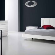 Комплект в белом лаке DALIA с кроватью SAMO