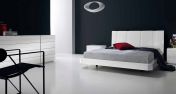 Комплект в белом лаке DALIA с кроватью SAMO