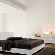 Композиция для спальни с кроватью Felix в белом лаке