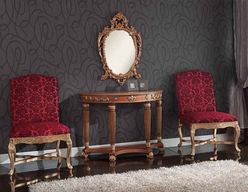 Композиция для гостиной в золотой отделке