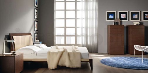 Композиция для спальни FORMAT с прикроватными тумбочками и комодами