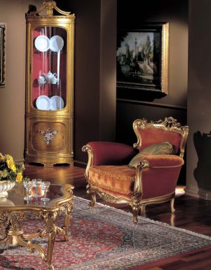 Композиция для гостиной комнаты в стиле барокко