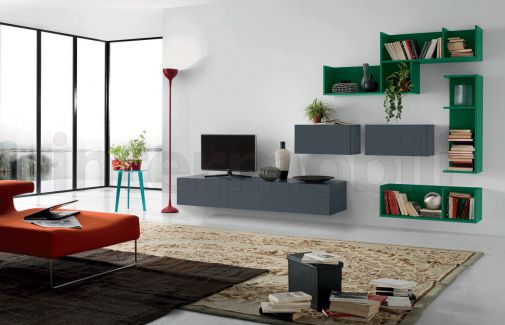 Композиция для гостиной в современном дизайне