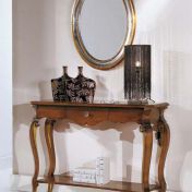 Консоль в комплекте с овальным зеркалом