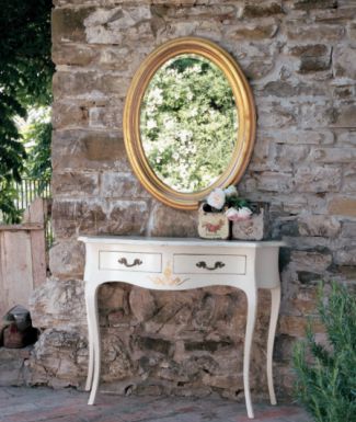 Консоль в белом лаке из коллекции Decor