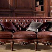 Кожанный диван коллекции FILANGIERI