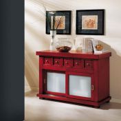 Красивый бордовый комод от фабрик Vaccari