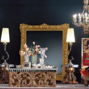 Красочный набор мебели для гостиной.