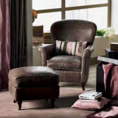 Кресло и пуфик PAPIER