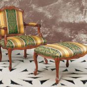 Кресло с пуфом для ног REGENCY