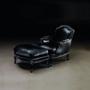 Кресло с пуфом для ног PIGRA