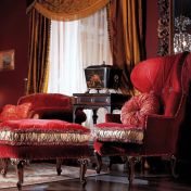 Кресло с мягким пуфом от Jumbo.