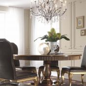 Круглый стол и стулья для гостиной из коллекции Bisanzio