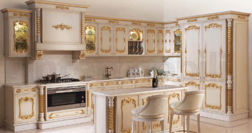 Кухня цвета слоновой кости от Angelo Capellini