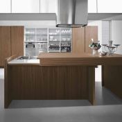 Кухня из коллекции Сontempora с фасадои из натурального дерева