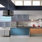 Кухня со стальной столешницей из коллекции Trendy