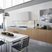 Кухня со стальной столешницей из коллекции Сontempora