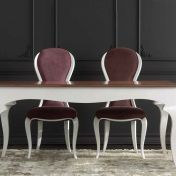 Лаконичный двухцветный столовый гарнитур коллекции COLONIALI