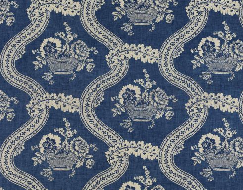 Ткань LES PANIERS FLEURIS с классическим рисунком